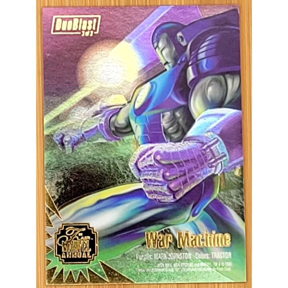 1995 FLAIR MARVEL ANNUAL IRON MAN‎ / WAR MACHINE DUO BLAST